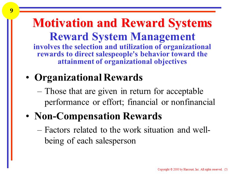 The need for reward management and systems